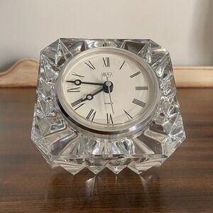 Mikasa Crystal Westminster Clock Quartz Austria